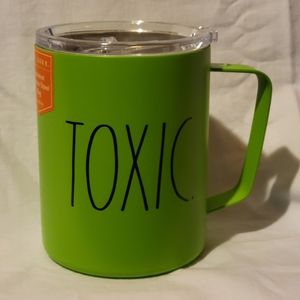 Rae Dunn 12 Oz Green Stainless Steel Toxic mug